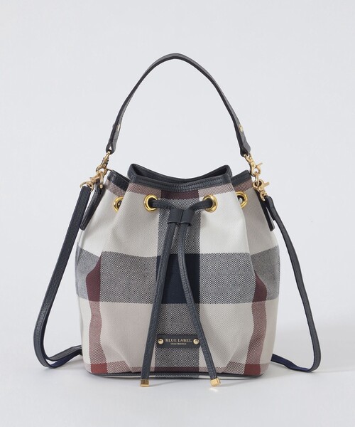 BLUE LABEL CRESTBRIDGE(ブルーレーベルクレストブリッジ)の「クレストブリッジチェックキャンバスコロン(ショルダーバッグ・レディース・ベージュ系その他・FREE)」の2枚目の写真