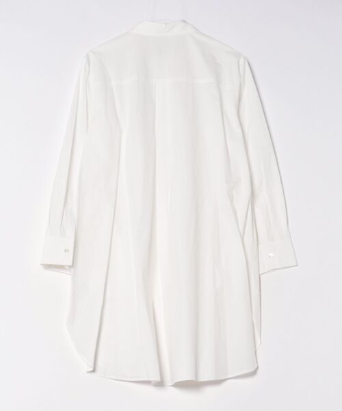 LA MARINE FRANCAISE(マリン フランセーズ)の「ロングシャツ(ワンピース・レディース・ホワイト/サックスブルー/ブルー・FREE)」の11枚目の写真