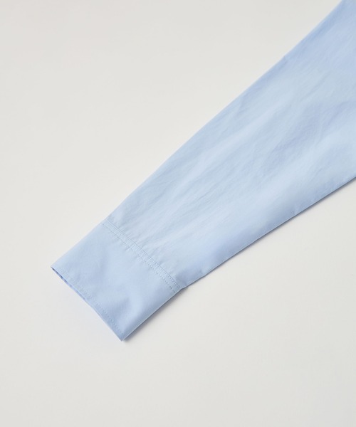 LA MARINE FRANCAISE(マリン フランセーズ)の「ロングシャツ(ワンピース・レディース・ホワイト/サックスブルー/ブルー・FREE)」の5枚目の写真