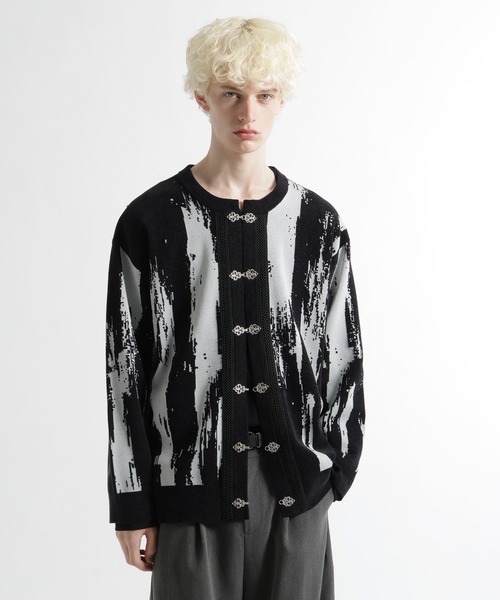 ダマスクガラメタルボタンカーディガン(HARE)（カーディガン/ボレロ