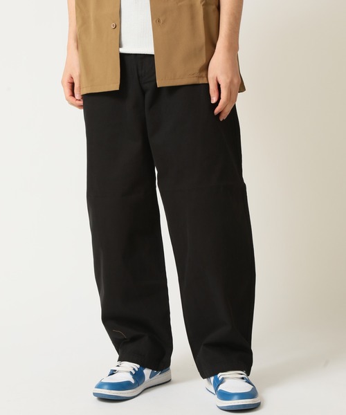 HANES(ヘインズ)の「【HANES/ヘインズ】ワイドフィットノータックパンツ /チノパン ワイドパンツ(チノパンツ・メンズ・ブラック/カーキ/ベージュ・S/M/L/LL)」の12枚目の写真