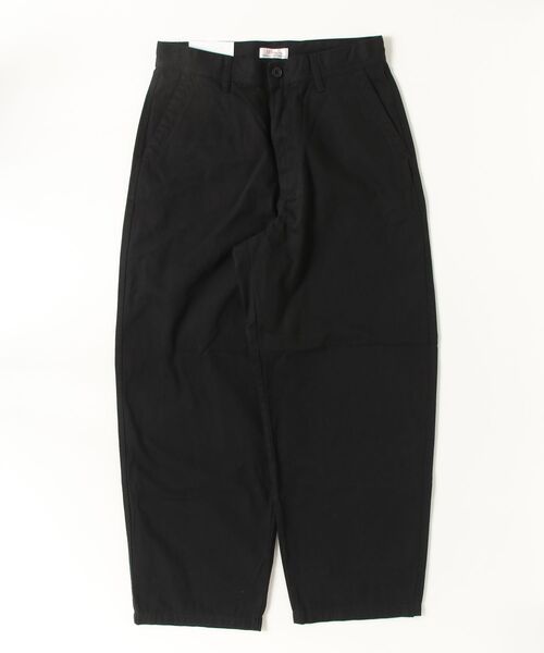 HANES(ヘインズ)の「【HANES/ヘインズ】ワイドフィットノータックパンツ /チノパン ワイドパンツ(チノパンツ・メンズ・ブラック/カーキ/ベージュ・S/M/L/LL)」の9枚目の写真