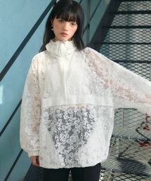 ELLEgirl（エルガール）の「レースアノラックプルオーバー（その他トップス）」
