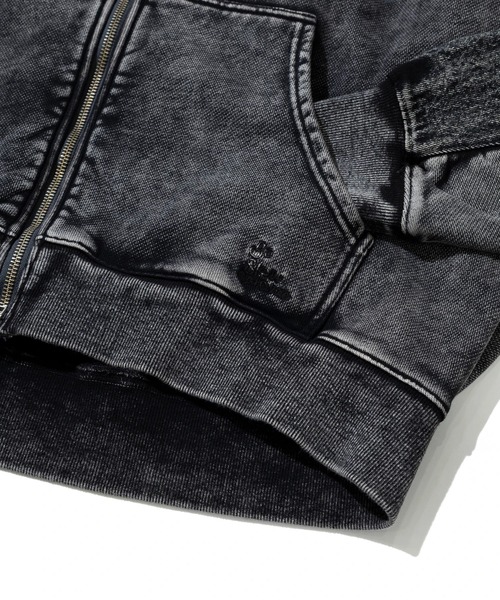 go slow caravan(ゴースローキャラバン)の「MIX FAB ルーズ ZIPパーカー HARD WASH(パーカー・メンズ・ブラック系その他2/アイボリー・MEDIUM/LARGE)」の7枚目の写真