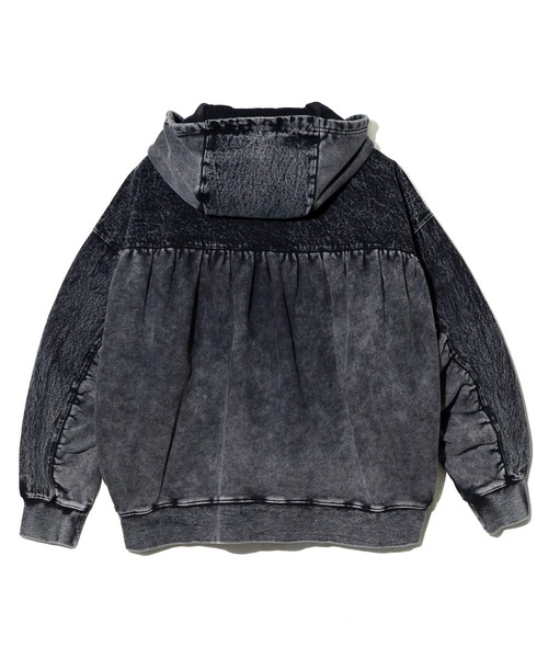 go slow caravan(ゴースローキャラバン)の「MIX FAB ルーズ ZIPパーカー HARD WASH(パーカー・メンズ・ブラック系その他2/アイボリー・MEDIUM/LARGE)」の12枚目の写真