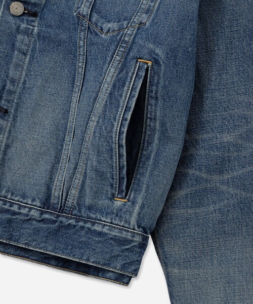 Saturdays NYC（サタデーズ ニューヨークシティ ）の「Emil Denim Jacket（デニムジャケット・メンズ・ブルー・XL/S/M/L）」の13枚目の写真