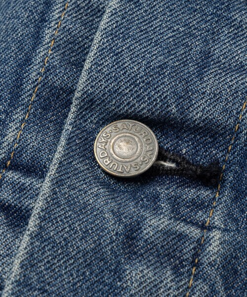 Saturdays NYC（サタデーズ ニューヨークシティ ）の「Emil Denim Jacket（デニムジャケット・メンズ・ブルー・XL/S/M/L）」の14枚目の写真