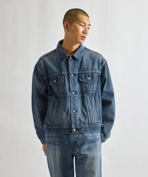 Saturdays NYC（サタデーズ ニューヨークシティ ）の「Emil Denim Jacket（デニムジャケット・メンズ・ブルー・XL/S/M/L）」の2枚目の写真