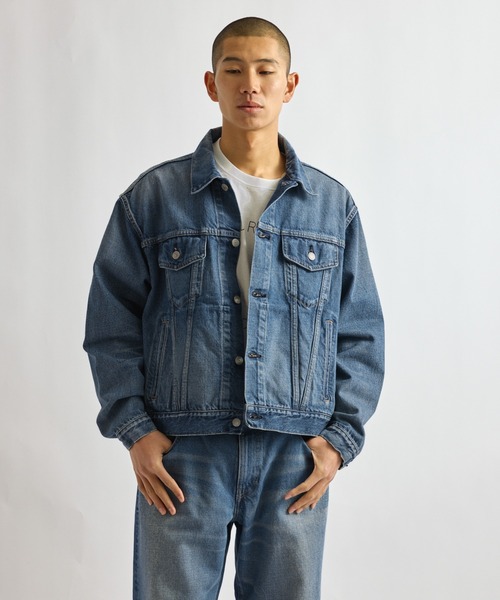 Saturdays NYC（サタデーズ ニューヨークシティ ）の「Emil Denim Jacket（デニムジャケット・メンズ・ブルー・XL/S/M/L）」の3枚目の写真