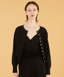 crinkle crinkle crinkle | 【crinkle crinkle crinkle】dot cardigan/ドットカーディガン(ニット/セーター)