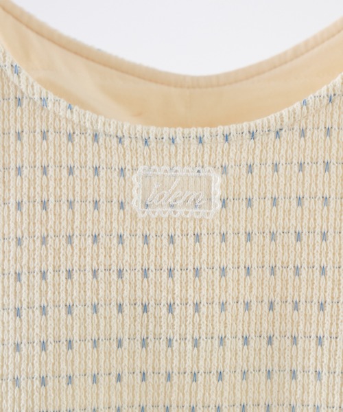 idem(イデム)の「cup in shoulder lace camisole / カップ付き肩レースキャミ(キャミソール・レディース・アイボリー・FREE)」の19枚目の写真