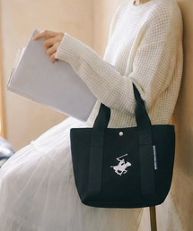 BEVERLY HILLS POLO CLUB（ビバリーヒルズポロクラブ）の「BEVERLY HILLS POLO CLUB/ビバリーヒルズポロクラブ BHPC ミニトートバッグ ネオプレーン風パンチング素材 軽量 キレカジ バッグ（トートバッグ）」