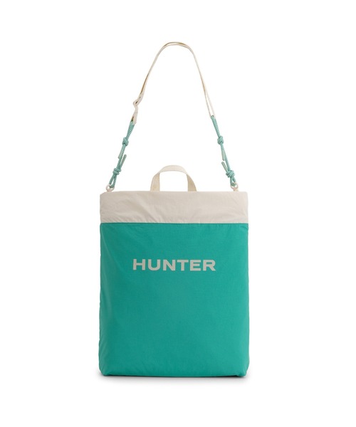 HUNTER(ハンター)の「トラベル マルチファンクション パッカブル トート(トートバッグ・レディース・ブルー/シャーベット/ホワイト×ブルー・ONE)」の6枚目の写真