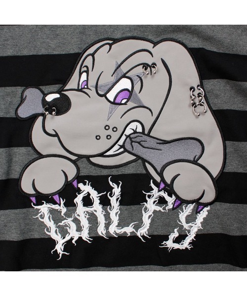 GALFY】バチバチピアスTee / 【ガルフィー】バチバチピアス半袖Tシャツ