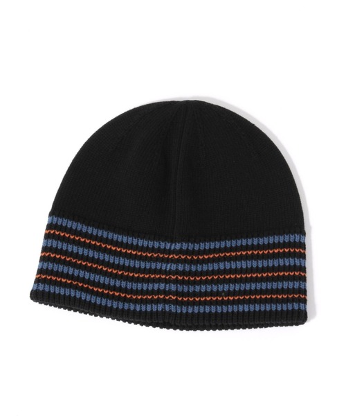 niko and...（ニコアンド）の「ラインコットンニット編みハット（ニットキャップ/ビーニー・メンズ・ベージュ/ブラック・FREE）」の19枚目の写真