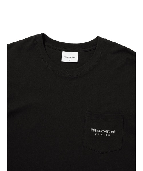 thisisneverthat(ディスイズネバーザット)の「L-Logo Pocket L/S Tee(Tシャツ/カットソー・メンズ・ブラック/ヘザーグレー・L/M/S/XL)」の3枚目の写真