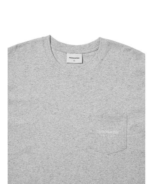 thisisneverthat(ディスイズネバーザット)の「L-Logo Pocket L/S Tee(Tシャツ/カットソー・メンズ・ブラック/ヘザーグレー・L/M/S/XL)」の5枚目の写真