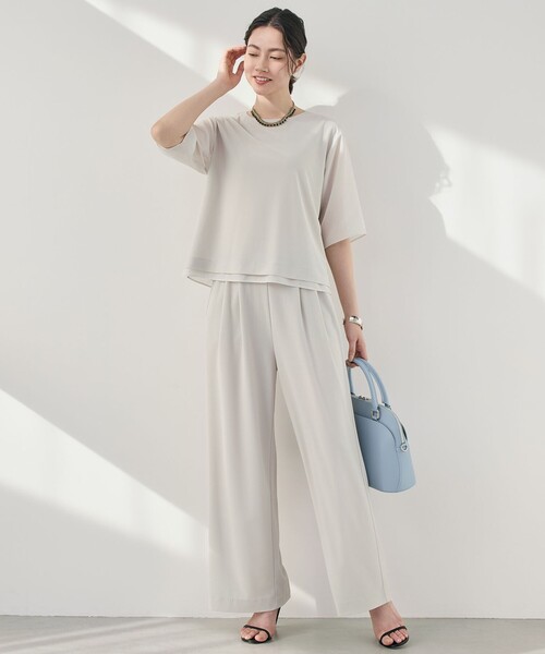 自由区(ジユウク)の「ストレッチアムンゼンワイド パンツ(その他パンツ・レディース・ベージュ系/ネイビー系/スカイブルー系・38/40)」の11枚目の写真