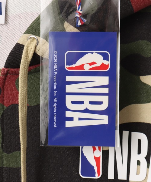 NBA(エヌビーエー)の「TOKYO23 x NBA Zip-up Hoodie / トウキョウ23 NBA ジップアップ フーディ 【SP】(パーカー・メンズ・ブラック/カモフラージュ/グレー・M/XXL/XL/L)」の13枚目の写真