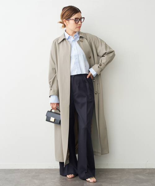 Deuxieme Classe（ドゥーズィエムクラス）の「【HOMME GIRLS/オムガールズ】Original Cropped Shirt（シャツ/ブラウス・レディース・エメラルドブルー・FREE）」の13枚目の写真