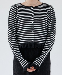 フラワーボーダートップス 20%OFF】frill border top～ﾌﾘﾙﾎﾞｰﾀﾞｰﾄｯﾌﾟ | flower／フラワー公式通販