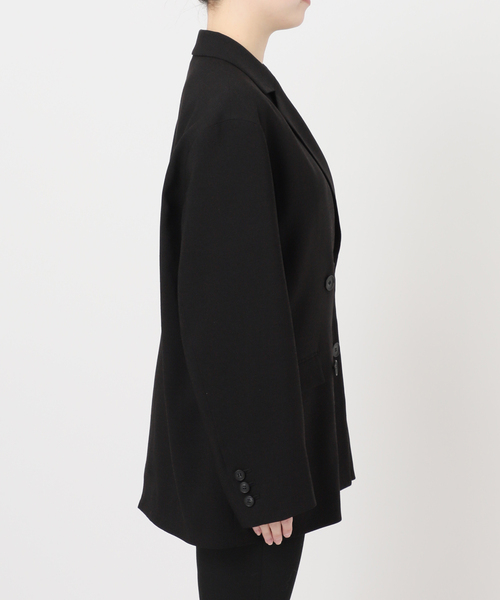 JOURNAL STANDARD（ジャーナルスタンダード）の「アイアスストレッチジャケット（テーラードジャケット・レディース・ベージュ/ブラック・FREE）」の21枚目の写真