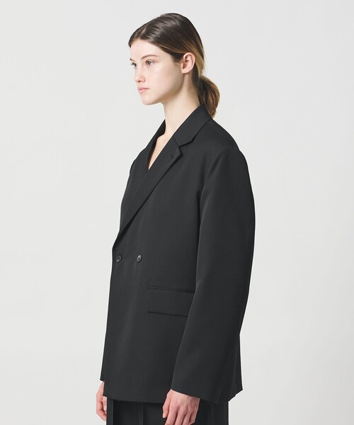 LOEFF（ロエフ）の「＜LOEFF＞ギャバジン ボックス ジャケット（テーラードジャケット・レディース・ブラック・0/1）」の17枚目の写真