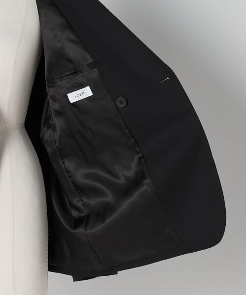 LOEFF（ロエフ）の「＜LOEFF＞ギャバジン ボックス ジャケット（テーラードジャケット・レディース・ブラック・0/1）」の15枚目の写真