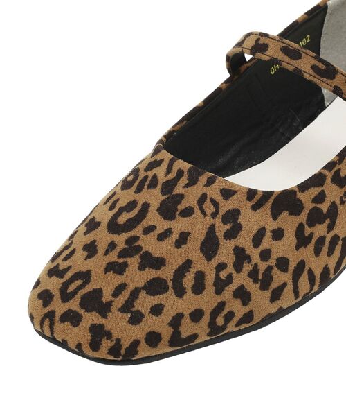 AMERICAN HOLIC（アメリカンホリック）の「メリージェーンバレエシューズ（パンプス・レディース・ブラック/レオパード・S/L/M）」の8枚目の写真