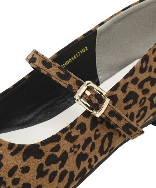 AMERICAN HOLIC（アメリカンホリック）の「メリージェーンバレエシューズ（パンプス・レディース・ブラック/レオパード・S/L/M）」の5枚目の写真