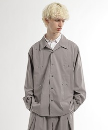 HARE | 【SET UP対応】CLEAR TEXTUREハトメパーツシャツ(HARE)(シャツ/ブラウス)