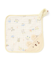 SLAP SLIP BABY（スラップスリップベビー）の「【お揃い】モチーフ総柄ガーゼハンカチスタイベビー（スタイ/よだれかけ）」