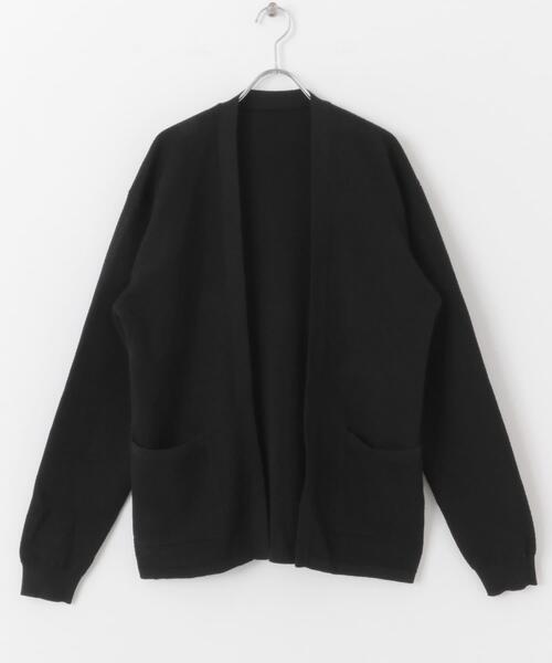 URBAN RESEARCH ROSSO MEN（アーバンリサーチロッソメン）の「『WEB限定』変形カノコトッパーニットカーディガン（カーディガン/ボレロ・メンズ・ライトグレー/ネイビー/ブラック・LARGE/MEDIUM）」の15枚目の写真