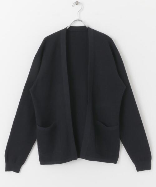 URBAN RESEARCH ROSSO MEN（アーバンリサーチロッソメン）の「『WEB限定』変形カノコトッパーニットカーディガン（カーディガン/ボレロ・メンズ・ライトグレー/ネイビー/ブラック・LARGE/MEDIUM）」の21枚目の写真
