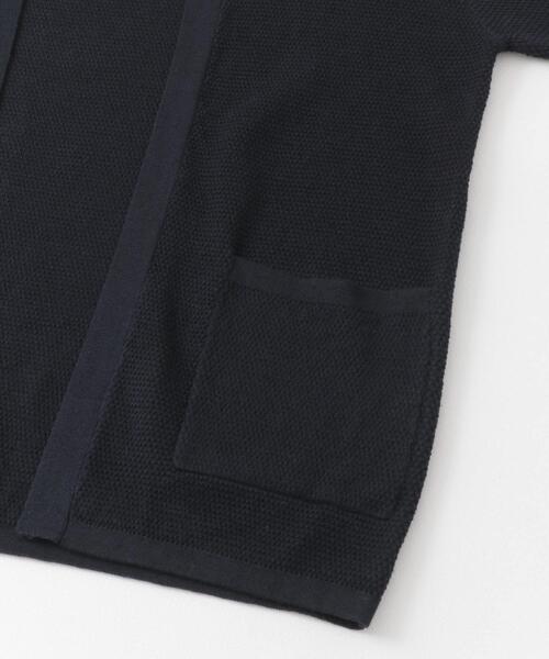 URBAN RESEARCH ROSSO MEN（アーバンリサーチロッソメン）の「『WEB限定』変形カノコトッパーニットカーディガン（カーディガン/ボレロ・メンズ・ライトグレー/ネイビー/ブラック・LARGE/MEDIUM）」の22枚目の写真