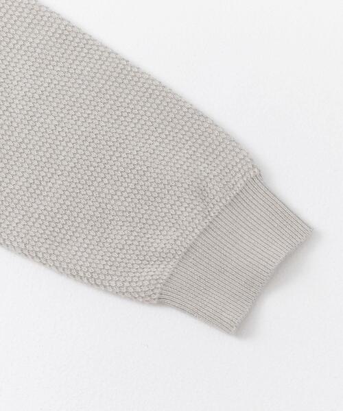 URBAN RESEARCH ROSSO MEN（アーバンリサーチロッソメン）の「『WEB限定』変形カノコトッパーニットカーディガン（カーディガン/ボレロ・メンズ・ライトグレー/ネイビー/ブラック・LARGE/MEDIUM）」の11枚目の写真