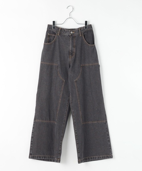 PBLIM(ページボーイリム)の「《UNISEX/3サイズ展開》ペインターバギデニム(デニムパンツ・レディース・ブルー/ブラック・SMALL/MEDIUM/LARGE)」の6枚目の写真