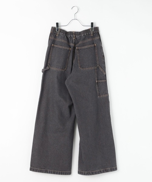 PBLIM(ページボーイリム)の「《UNISEX/3サイズ展開》ペインターバギデニム(デニムパンツ・レディース・ブルー/ブラック・SMALL/MEDIUM/LARGE)」の7枚目の写真