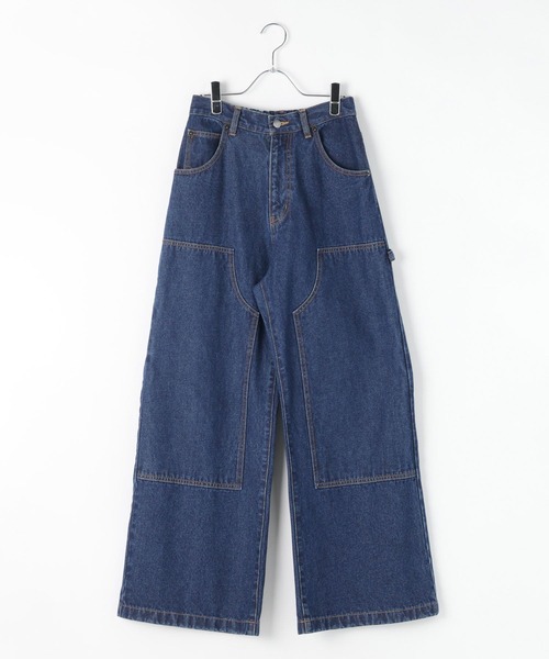 PBLIM(ページボーイリム)の「《UNISEX/3サイズ展開》ペインターバギデニム(デニムパンツ・レディース・ブルー/ブラック・SMALL/MEDIUM/LARGE)」の17枚目の写真