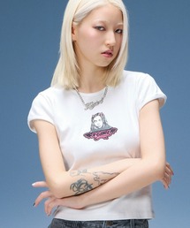 X-girl | DEVIL FACE S/S BABY TEE(Tシャツ/カットソー)