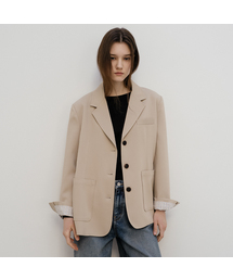 Stripe cuff 3-button blazer [TISP05JK02]_Beige