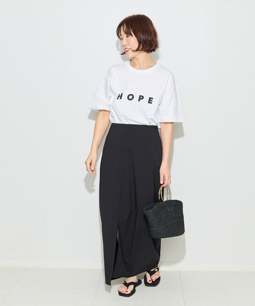 journal standard L'essage（ジャーナルスタンダードレサージュ）の「POETMEETS DUBWISE HOPE Tシャツ（Tシャツ/カットソー・レディース・ブラック/ネイビー/ホワイト・FREE）」の8枚目の写真