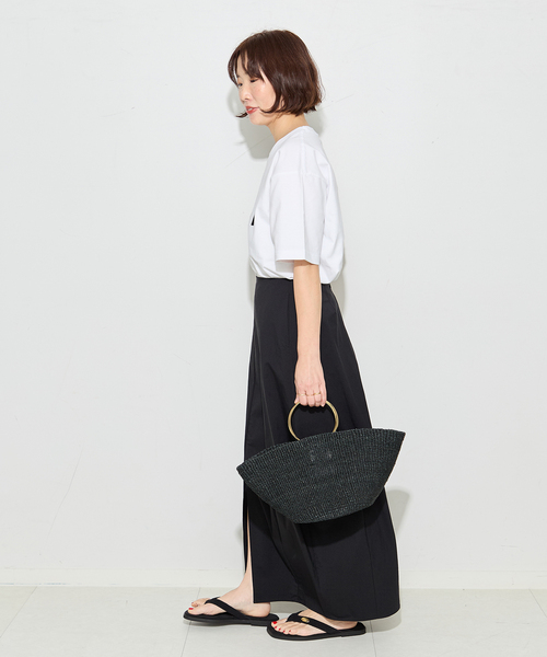 journal standard L'essage（ジャーナルスタンダードレサージュ）の「POETMEETS DUBWISE HOPE Tシャツ（Tシャツ/カットソー・レディース・ブラック/ネイビー/ホワイト・FREE）」の9枚目の写真