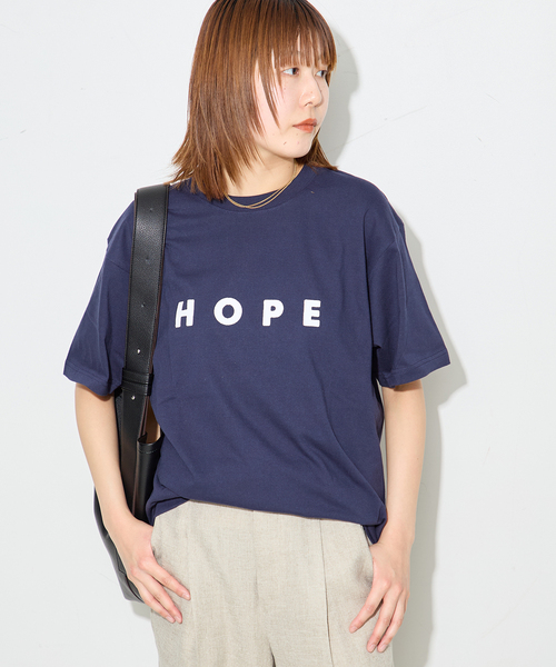 journal standard L'essage（ジャーナルスタンダードレサージュ）の「POETMEETS DUBWISE HOPE Tシャツ（Tシャツ/カットソー・レディース・ブラック/ネイビー/ホワイト・FREE）」の15枚目の写真