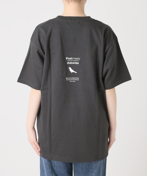 journal standard L'essage（ジャーナルスタンダードレサージュ）の「POETMEETS DUBWISE HOPE Tシャツ（Tシャツ/カットソー・レディース・ブラック/ネイビー/ホワイト・FREE）」の20枚目の写真