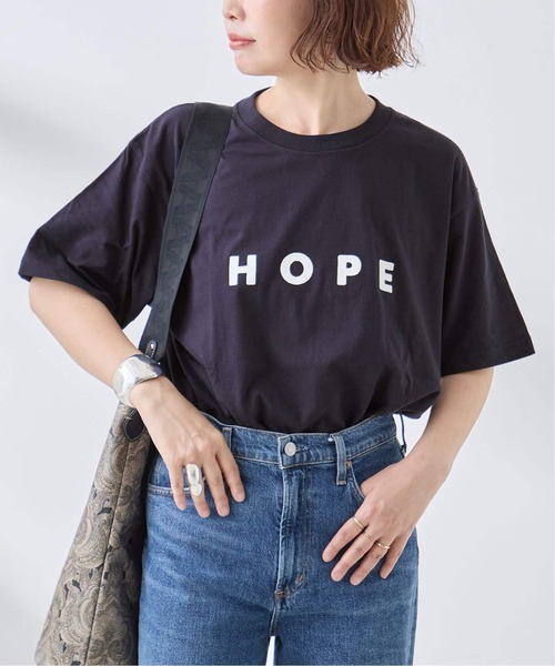 journal standard L'essage(ジャーナルスタンダードレサージュ)の「POETMEETS DUBWISE HOPE Tシャツ(Tシャツ/カットソー・レディース・ブラック/ネイビー/ホワイト・FREE)」の11枚目の写真