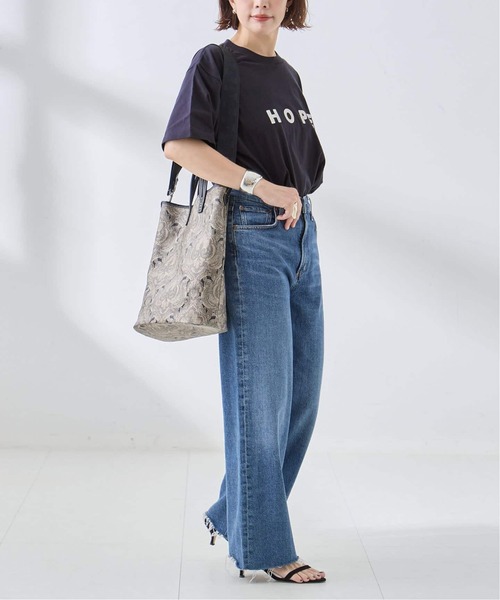journal standard L'essage(ジャーナルスタンダードレサージュ)の「POETMEETS DUBWISE HOPE Tシャツ(Tシャツ/カットソー・レディース・ブラック/ネイビー/ホワイト・FREE)」の17枚目の写真