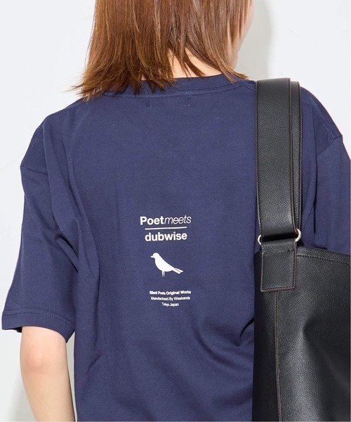 journal standard L'essage(ジャーナルスタンダードレサージュ)の「POETMEETS DUBWISE HOPE Tシャツ(Tシャツ/カットソー・レディース・ブラック/ネイビー/ホワイト・FREE)」の20枚目の写真