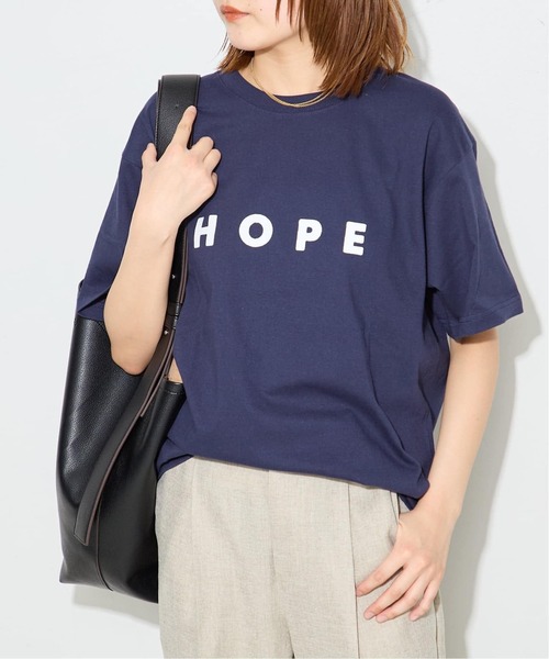 journal standard L'essage(ジャーナルスタンダードレサージュ)の「POETMEETS DUBWISE HOPE Tシャツ(Tシャツ/カットソー・レディース・ブラック/ネイビー/ホワイト・FREE)」の21枚目の写真