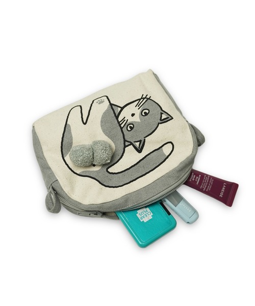 GLOBAL FORME CONCRETE（グローバルフォルムコンクリート）の「【AND PACKABLE】ZPO(ポーチ)ニャンタマH（ポーチ・レディース・その他1/その他3/その他2・FREE）」の2枚目の写真